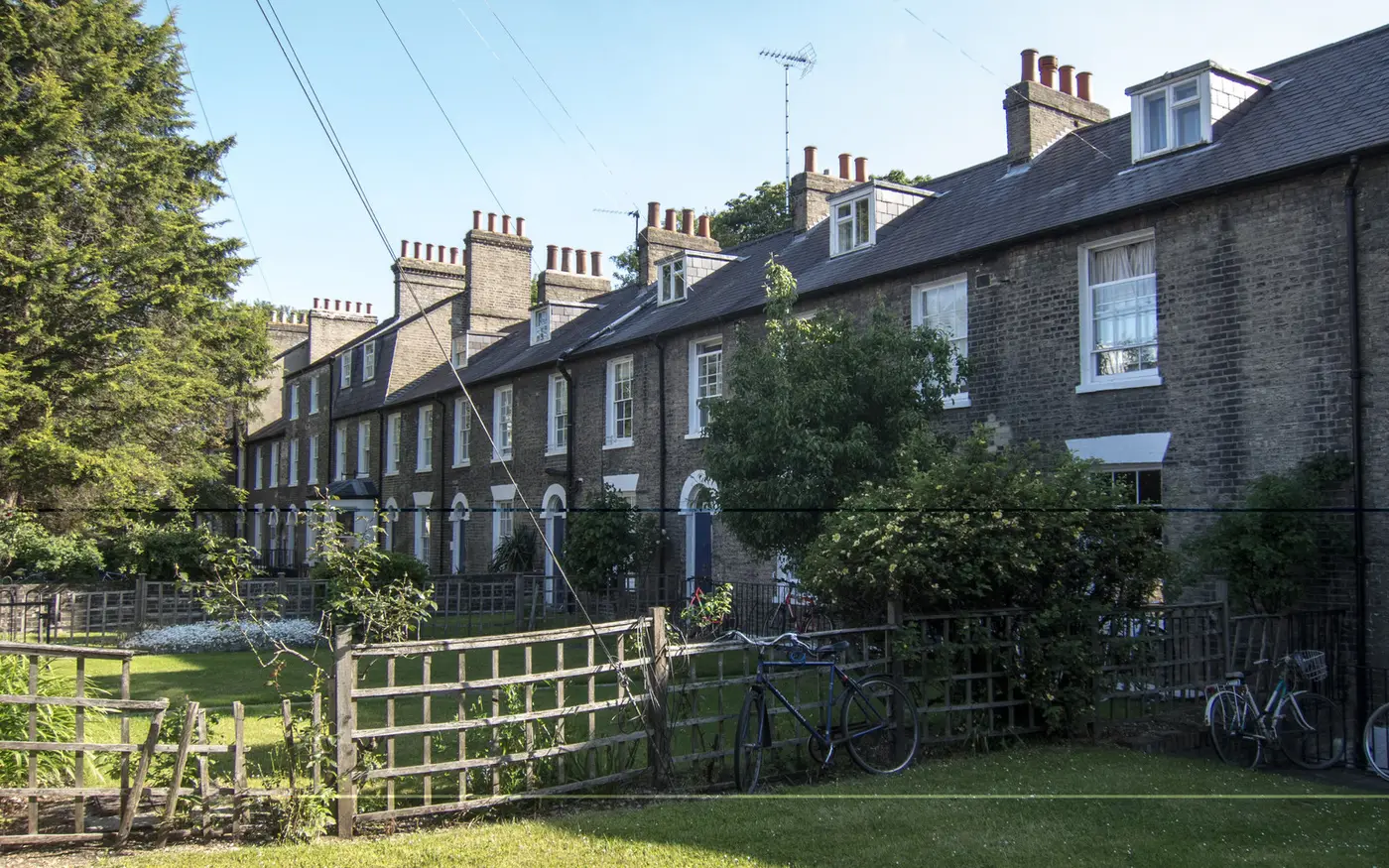 A Victorian terrace on Park Street, Cambridge
